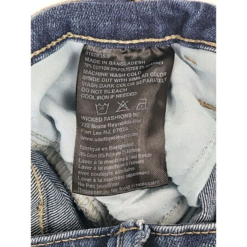 Vintage Southpole Bermuda Jean Shorts Men's 30x11‎ Y2K Jorts Acid Wash Preppy - Picture 10 of 12